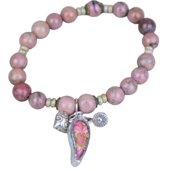 Braveheart Bead Bracelets Pink Cory Judge