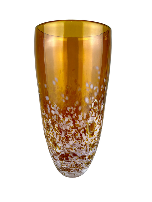 Lily Vase - Amber