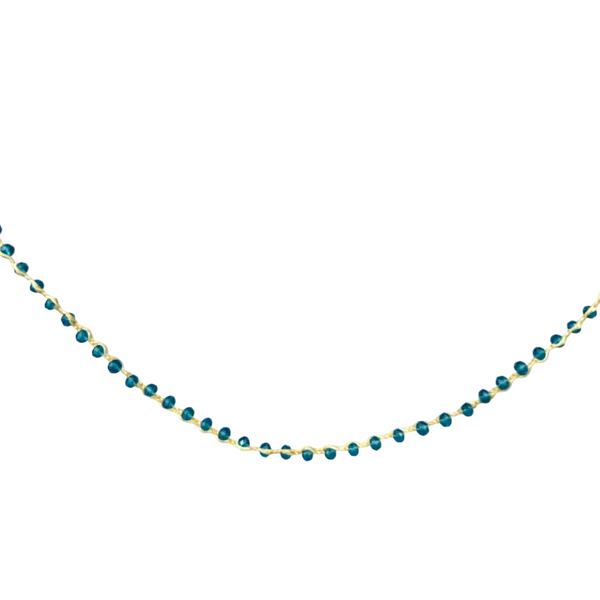 Braided Tiny Glass Beads Necklace