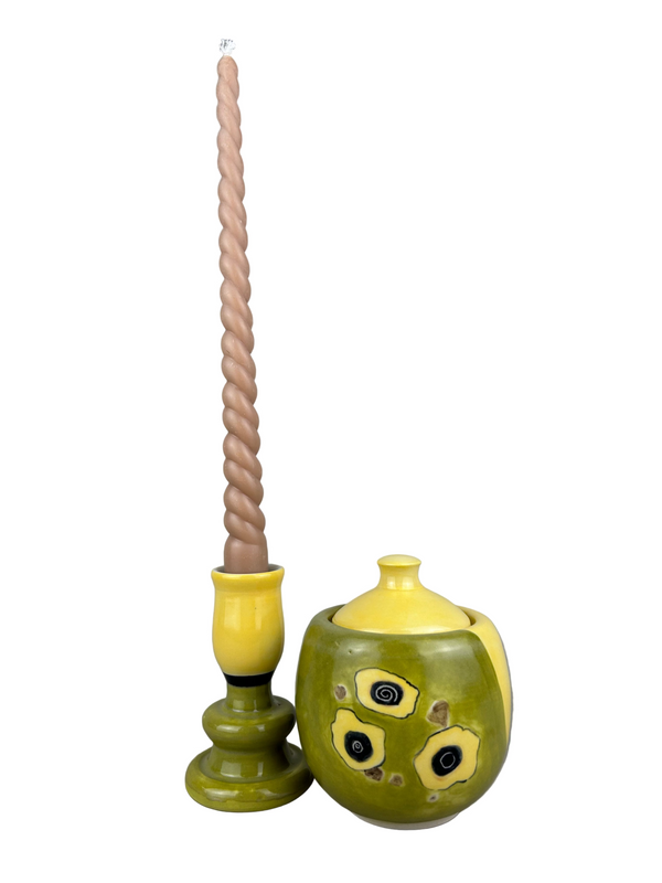 Blackbird Jar 03 + Candlestick