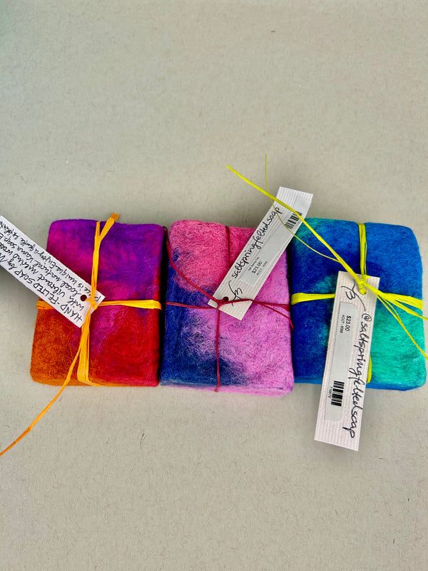 Salt Spring Felted Soaps large