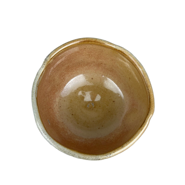 Chawan with red shino  "Quiet Tea Bowl"
