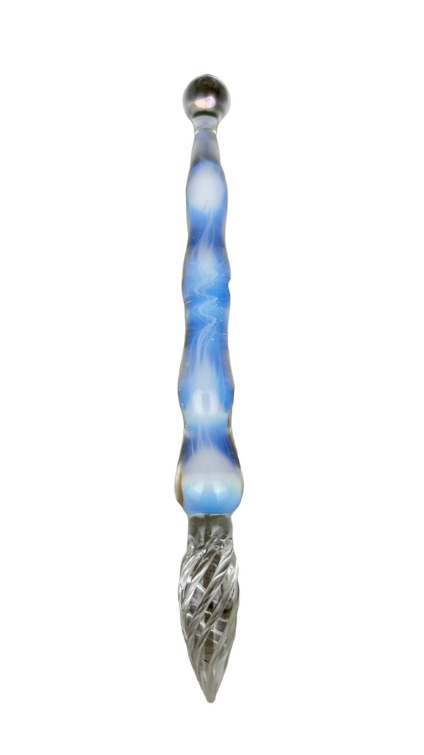 Moonstone and Opal Glass Dip Pen