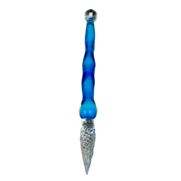 Turquoise and Opal Glass Dip Pen