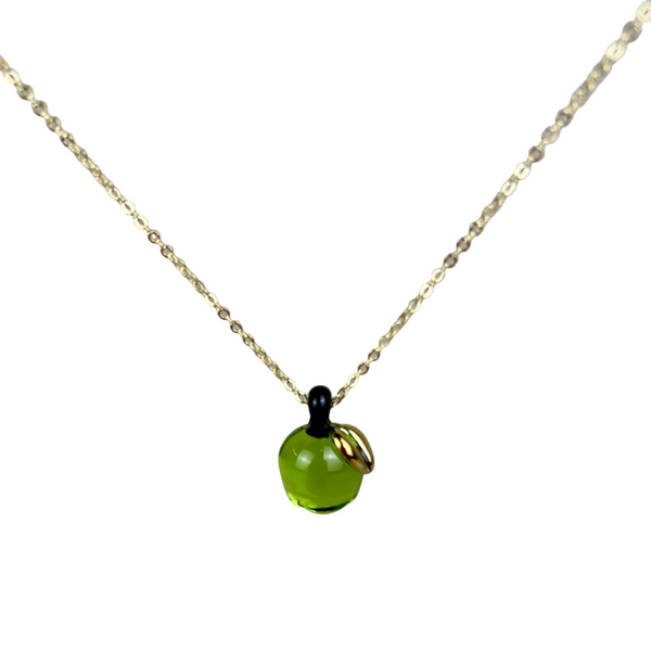 Idunn's Apple Pendant - Granny Smith and Gold