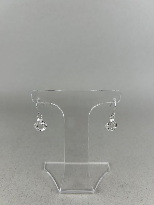 Timeless love knot trio earrings