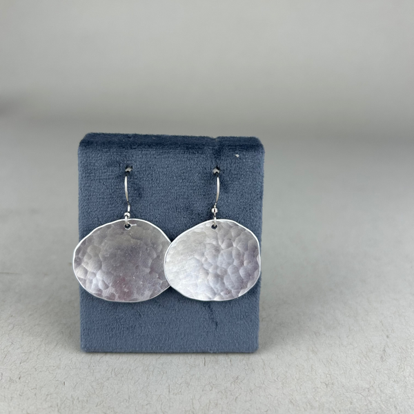 Shiny Pebbles Earrings - Silver