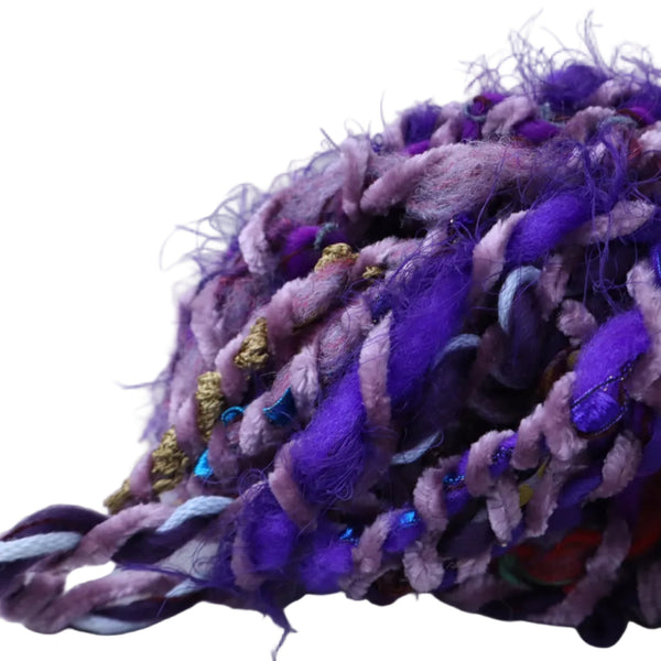 Purple Jumbo Handspun 5