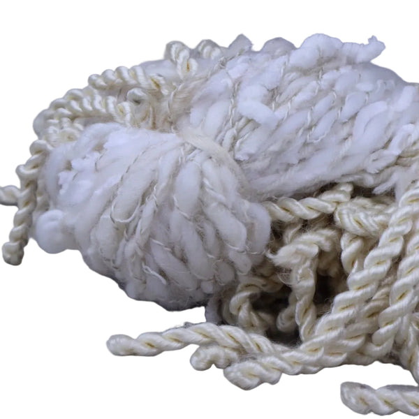 Yarn White Jumbo Handspun Vanessa cunningham