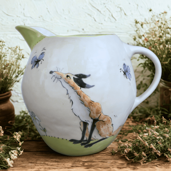 “Good morning Fox” jug