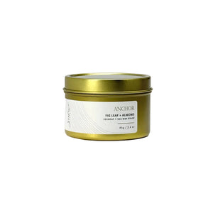 ANCHOR 4 oz. Gold Candle - Almond & Fig Scent