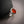 Rose cut carnelian halo ring: sterling silver