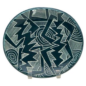 18426 Slab Coupe Angular shapes sgraffito
