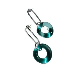 TAKAGI Lifesaver Earrings - Teal