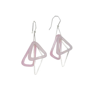 TAKAGI Geometric Earrings - Pink