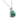 Spiderweb Turquoise Pendant • Sterling Silver