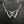 Mini Blue & Grey Sapphire Butterfly Pendant  • Sterling Silver