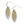 Layered Leaf Imprint Earrings • Sterling Silver & 14K Gold Fill