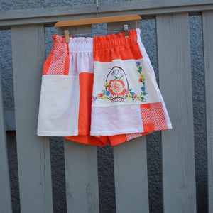 Orange Multi Patchwork Short SO1-ORMU-M