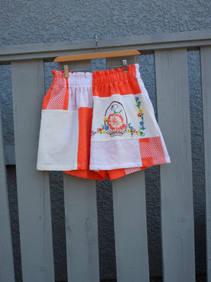 Orange Multi Patchwork Short SO1-ORMU-M