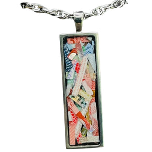 A003 - Shredded Cash Pendant - Titanium -VANDENBERG