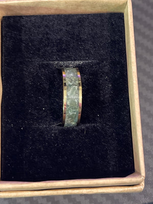 R203 - BC Jade/Under glow - 18k Gild plated Tungsten Size 6 - VANDENBERG