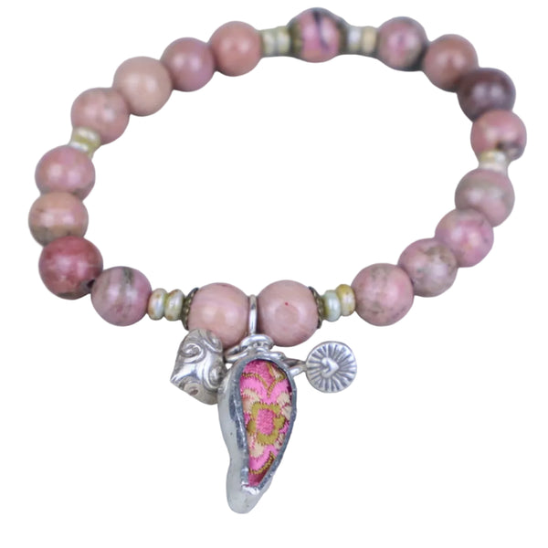 Braveheart Bead Bracelets Pink Cory Judge 