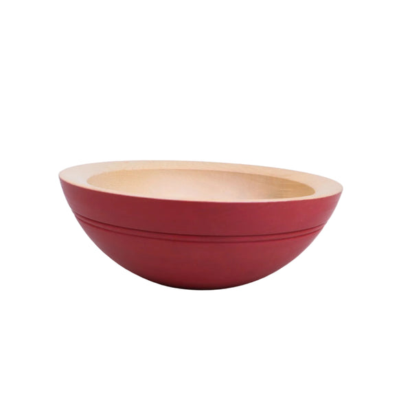 Maple - Red - Wooden Bowl 