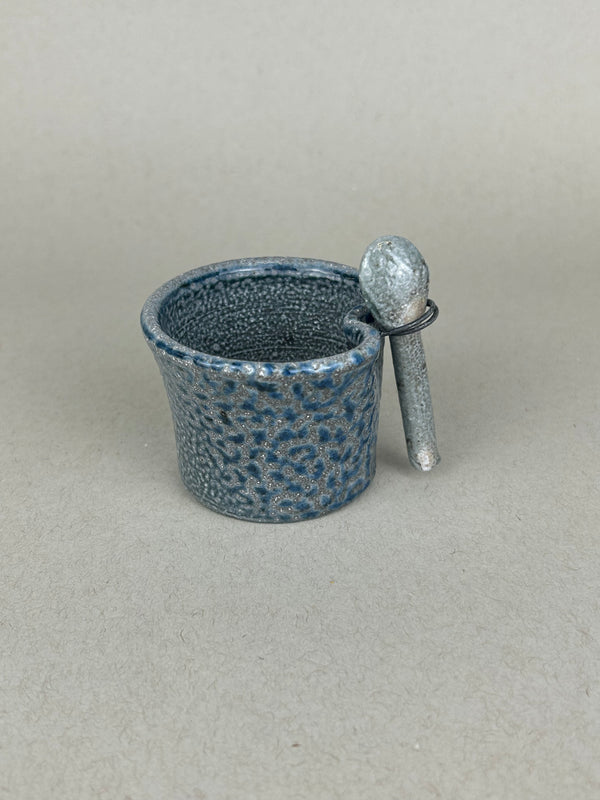Blue Salt Pot