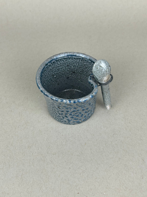 Blue Salt Pot