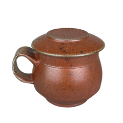Red lidded mug