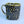 Hand built porcelain cup with folded base (brown)