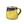 espresso mug, yellow/purple
