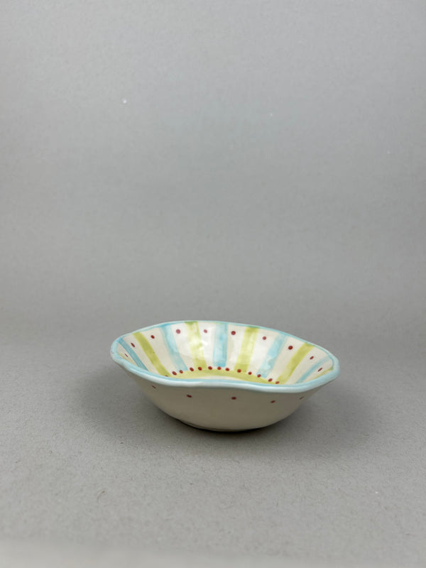 Paradise Bowl - Blue/Green stripes