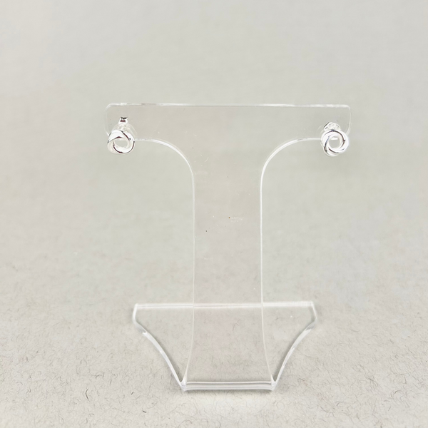 Love knot studs