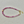 Adjustable ruby bead bracelet: 14K gold filled