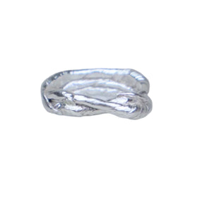 Jewelry- sterling silver organic twist rings