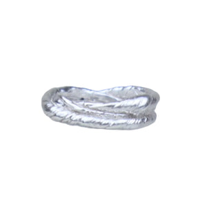 Jewelry- sterling silver organic twist rings