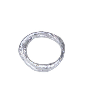Jewelry- sterling silver organic twist rings