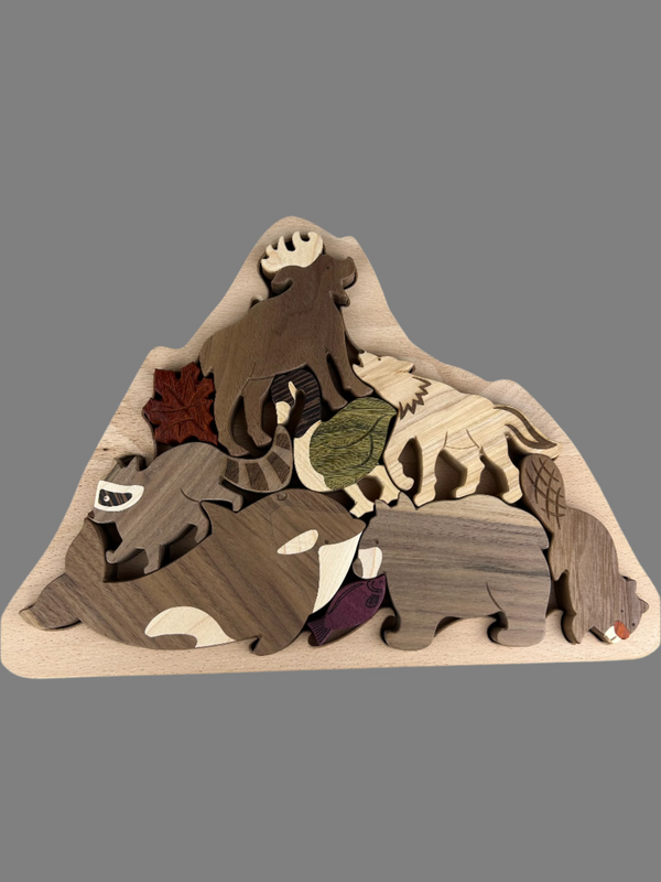 Mountain and Waves Puzzle Set