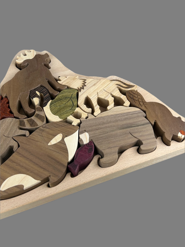 Mountain and Waves Puzzle Set