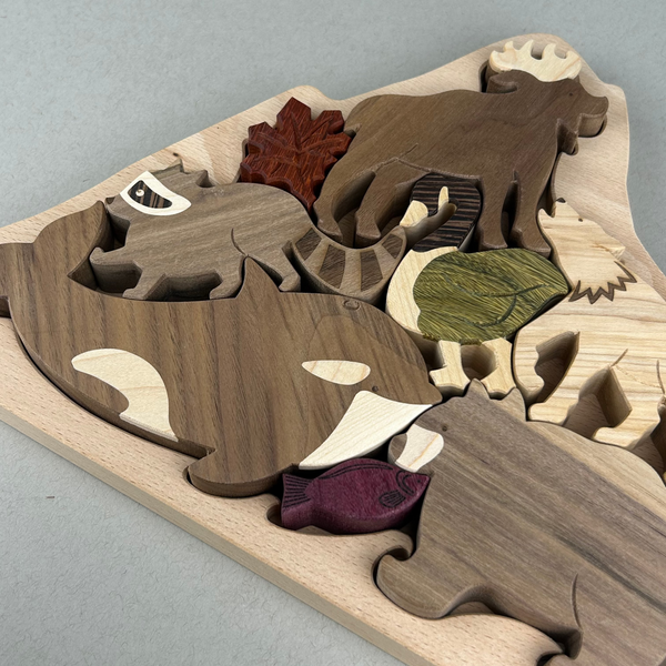 Mountain and Waves Puzzle Set