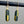 Gold line earrings - Black