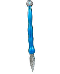 Turquoise and Opal Glass Dip Pen