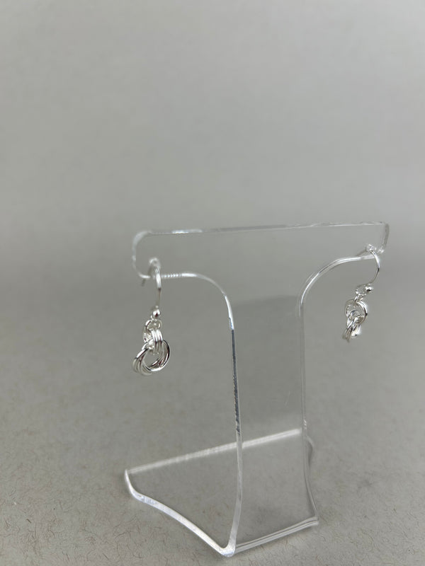 Timeless love knot trio earrings