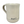 White ceramic mug with '#wait' text on a gray background