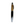 Pen with cork-like grip and black body on a light gray background