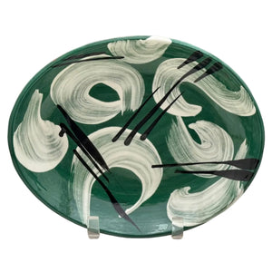 Large teal slab platter - Gillian Mcmillan