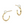Luna small pearl hoops