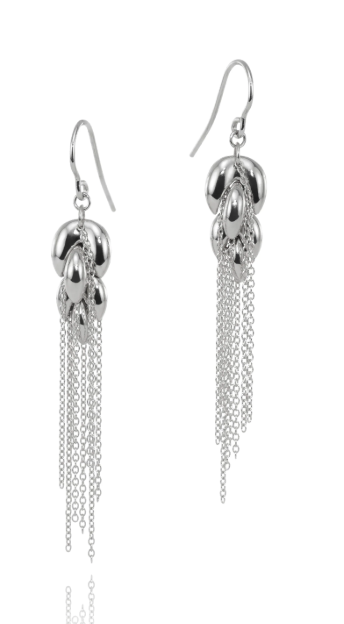 Harvest small silver earrings